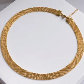 14K Gold-Filled Watch Strap Necklace