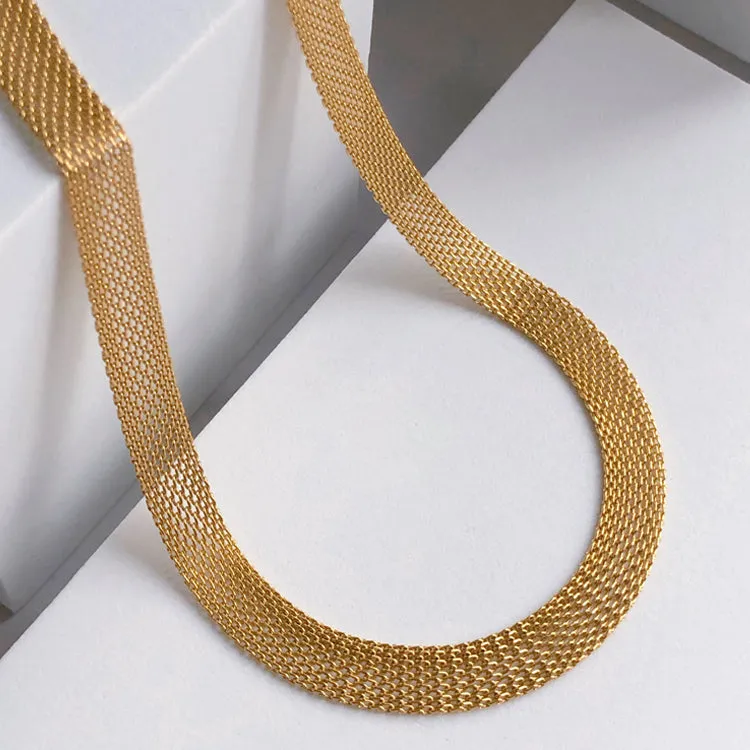 14K Gold-Filled Watch Strap Necklace