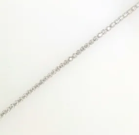 14KW 1.00ctTW H-I/VS1-SI1 RBC Diamond Tennis Bracelet Length:7in