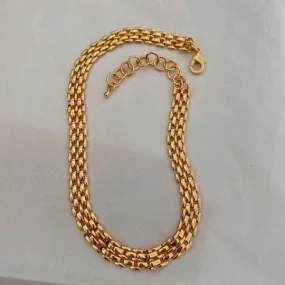 18K Gold-Filled Watchband Necklace