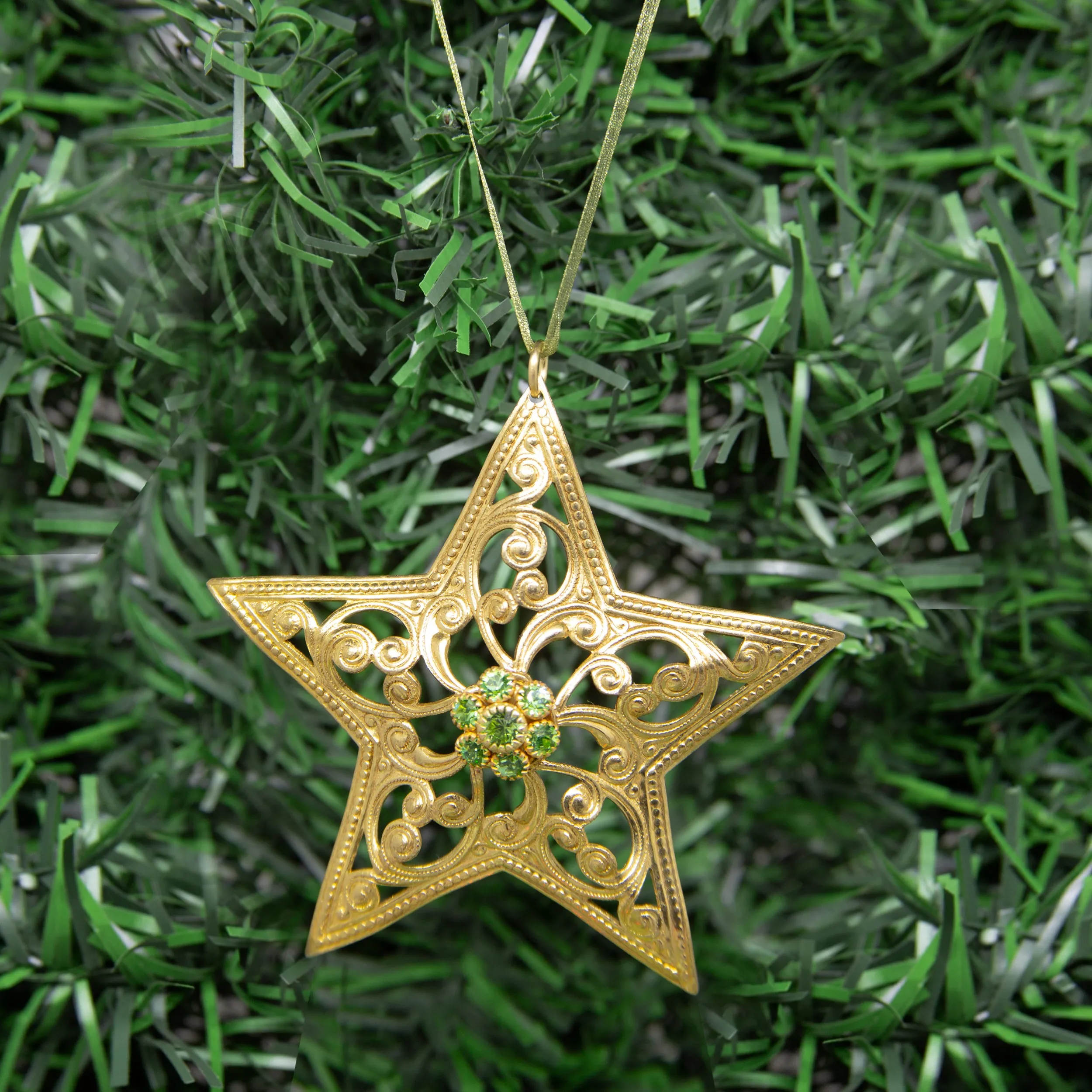 1928 Jewelry Wishing Star Christmas Tree Ornament