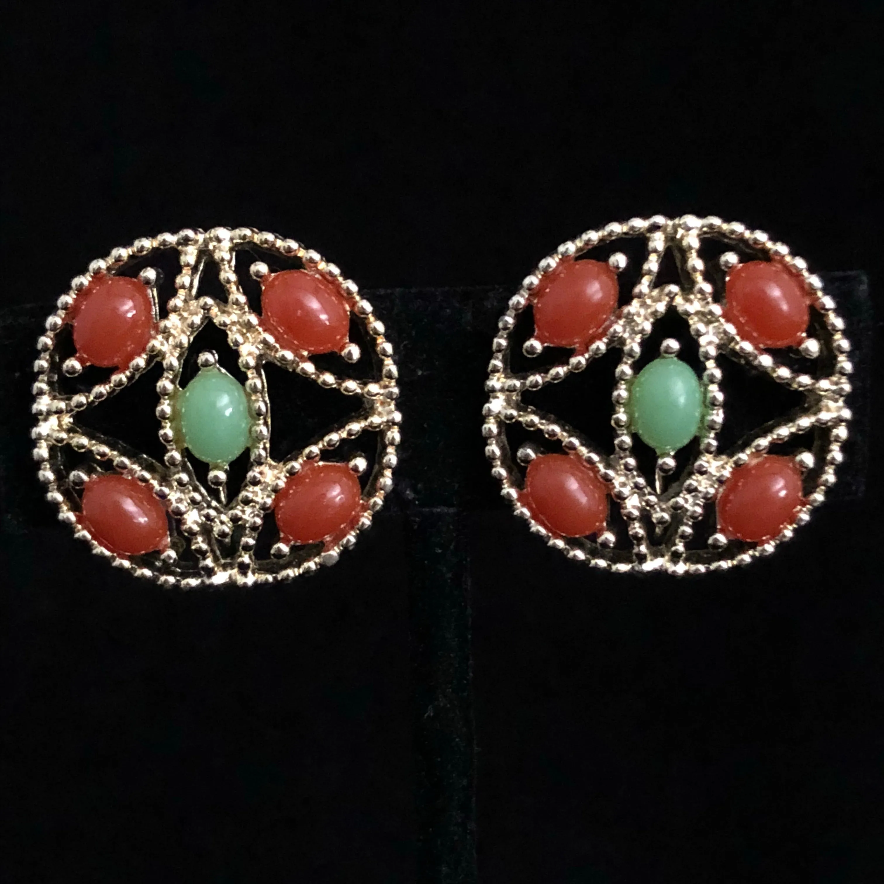 1969 Sarah Coventry Alcapulco Earrings