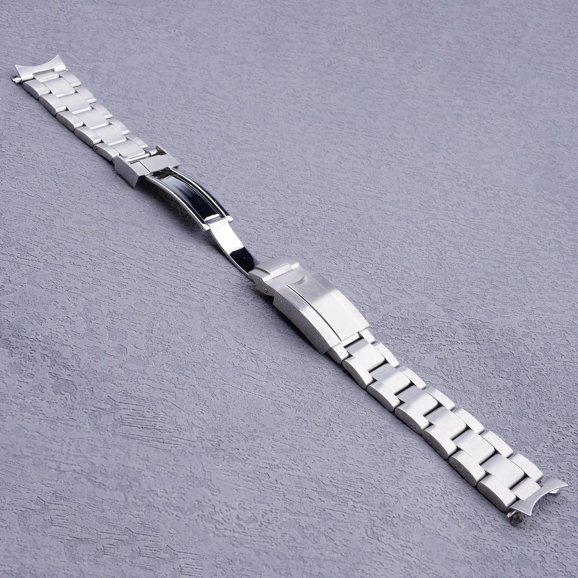 19mm Watch Band Strap 316L Stainless Steel Silver Oyster Style Bracelet For SEIKO 5(SNXS73 75 77 79 80 81 SNFF05 SNXG47) J1/K1