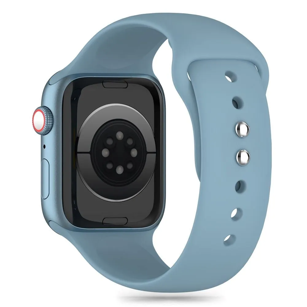 Apple Watch (42/44/SE/45/46/49mm) Tech-Protect Silikone Urrem - Winter Blue