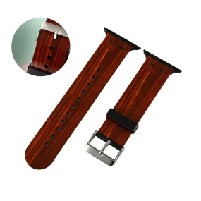 Apple Watch 44mm stylish pattern TPU watch strap - Wood Pattern