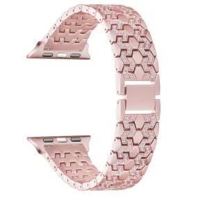 Apple Watch (45mm) bling rhinestone décor watch strap - Pink