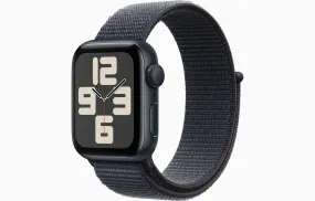 Apple Watch SE GPS 44Mm, Midnight Aluminium Case with Midnight Band, M/L