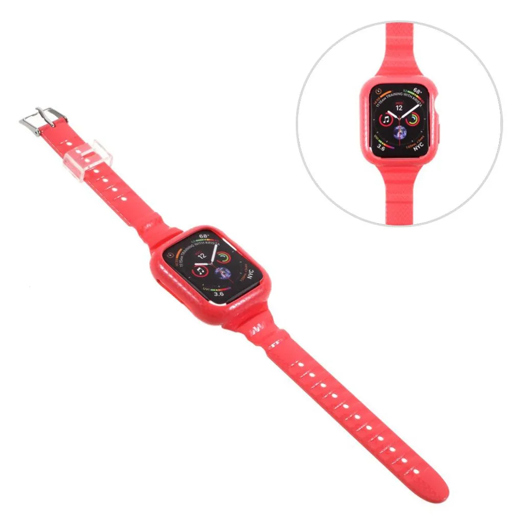 Apple Watch Series 6 / 5 44mm woven watch band frame build - Pink