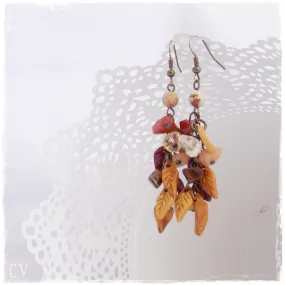 Autumn Leaves Dangling Earrings