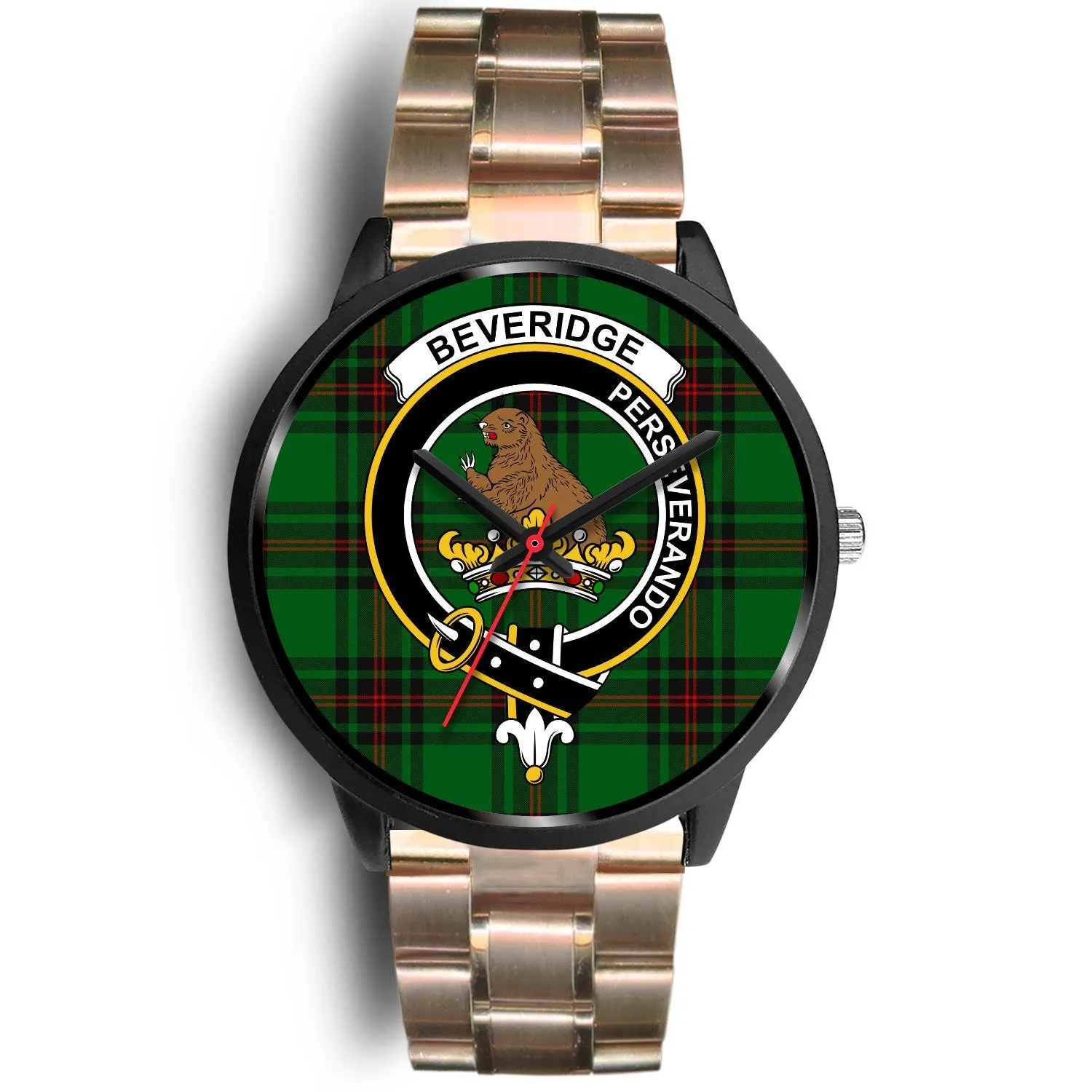 Beveridge Clan Badge Tartan Black Watch