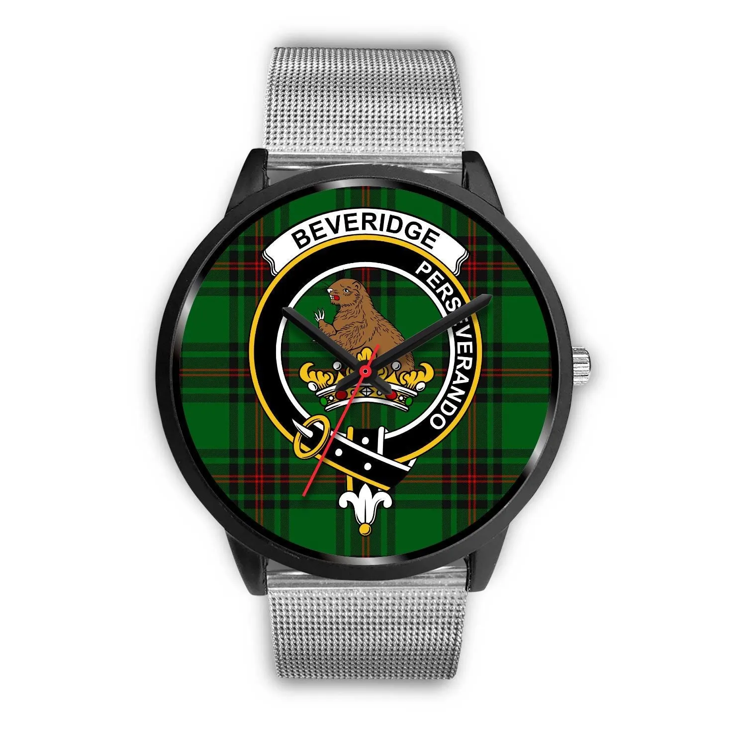 Beveridge Clan Badge Tartan Black Watch