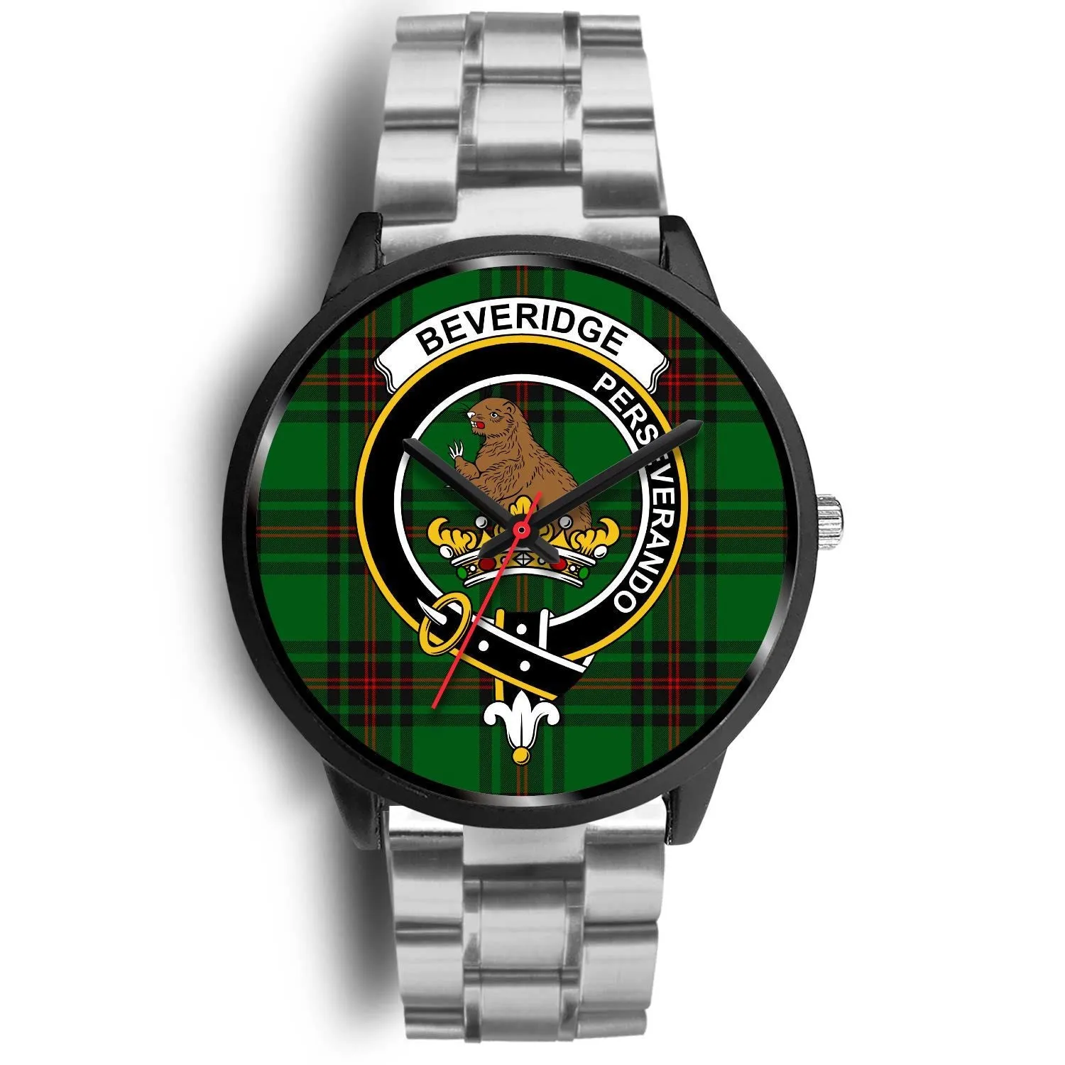 Beveridge Clan Badge Tartan Black Watch