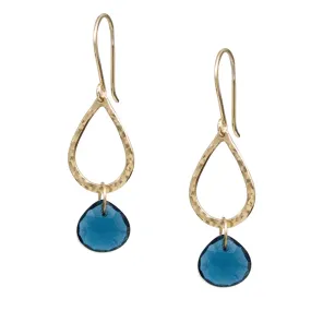 Biel Blue Quartz Earrings