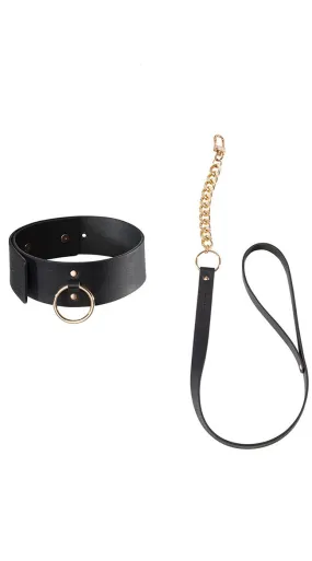 Black Maze Choker & Leash