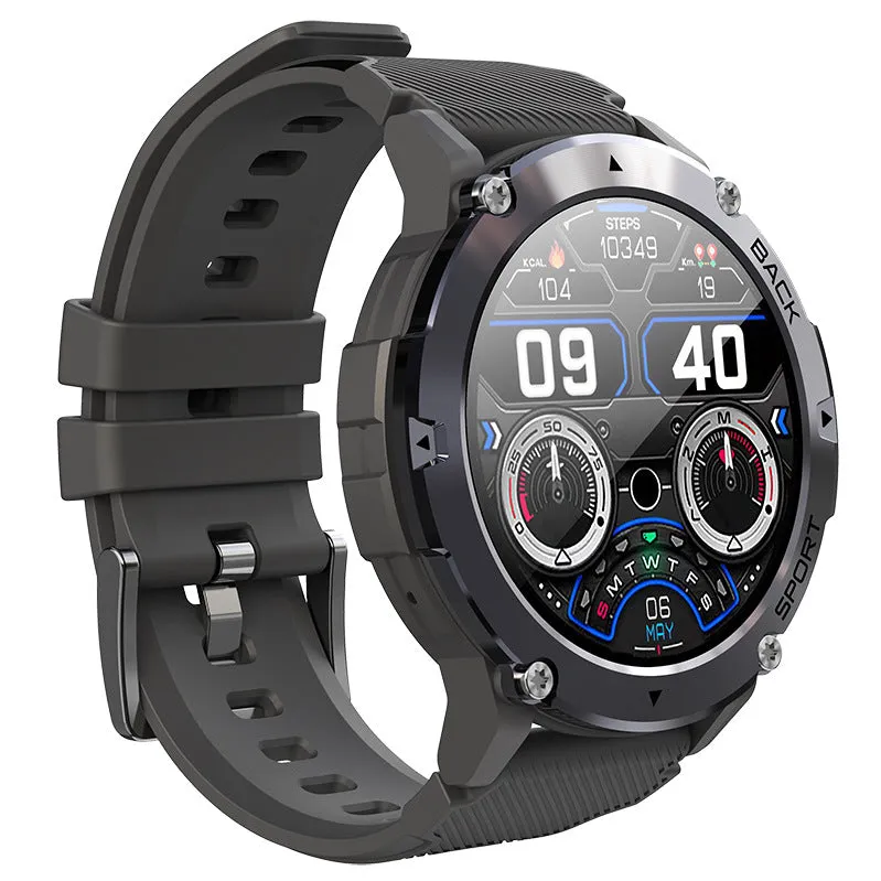 Bluetooth Calling Smart Watch Outdoor Three-Proof Voice Assistant Waterproof Heart Rate 1.32-Inch Watch