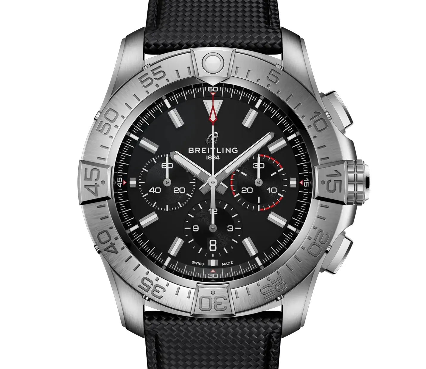 Breitling Super Avenger B01 Chronograph 46 Watch with Black Dial