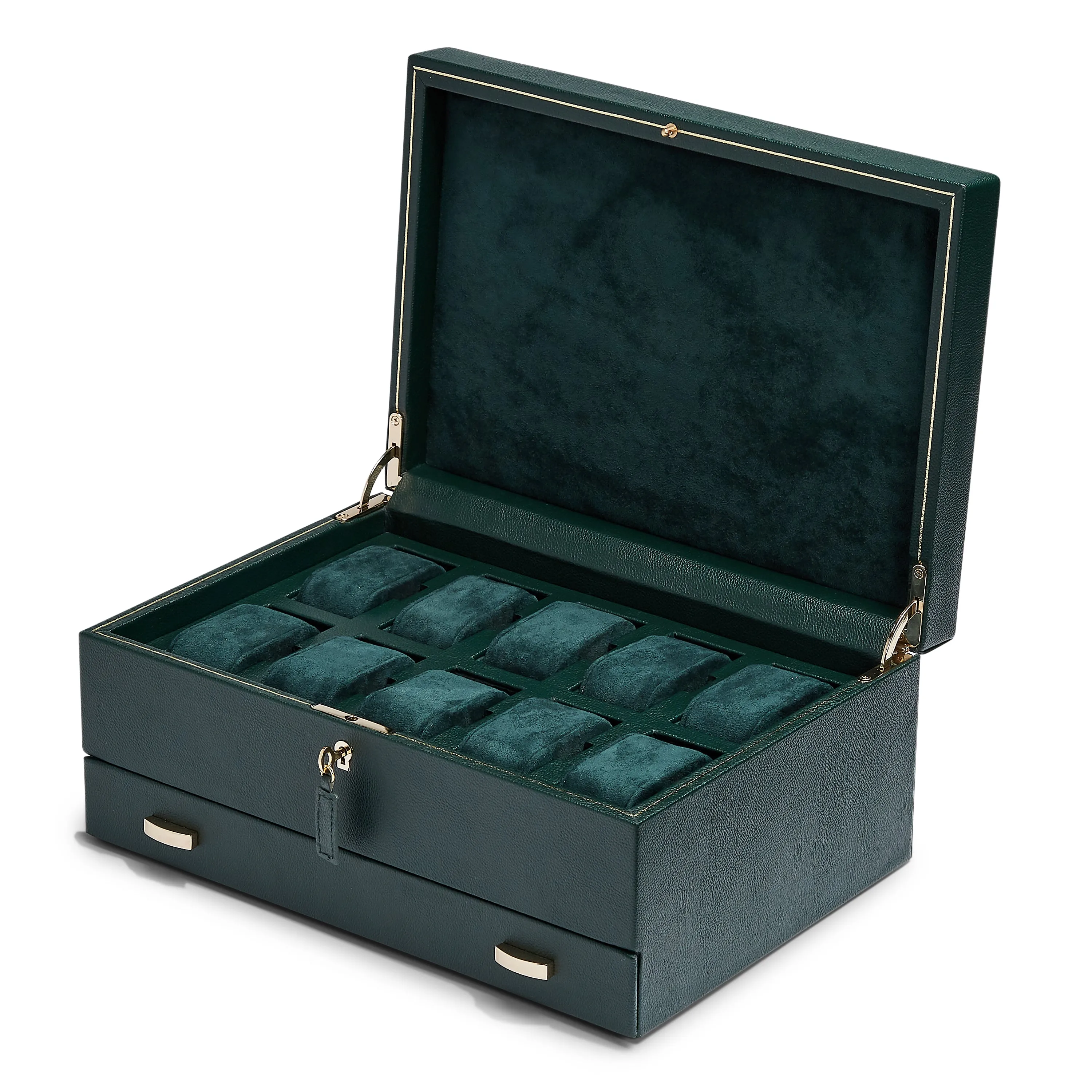 British Racing 10 PC with Drawer Watch Box