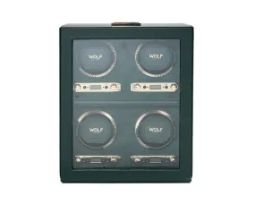 British Racing 4 Piece Watch Winder (Green)