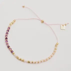 By Charlotte Gold Protection Crystal Pearl Bracelet