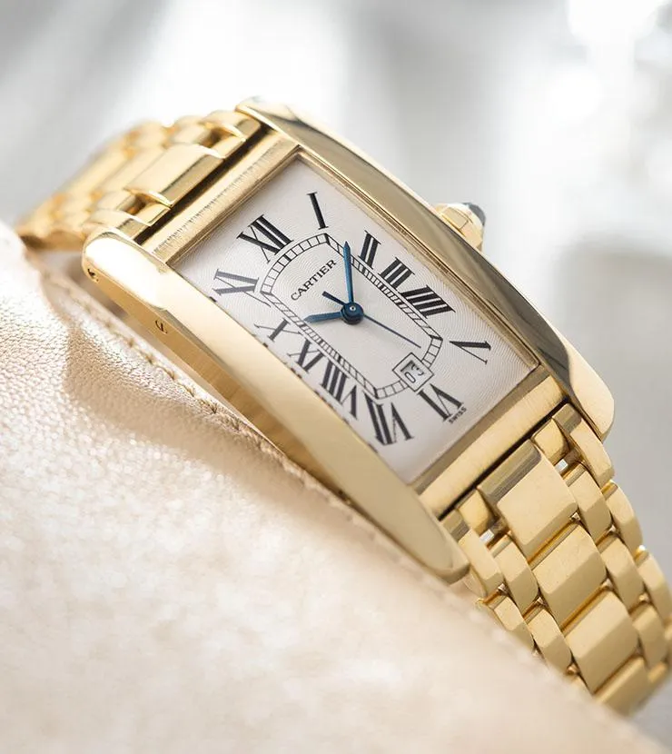 Cartier Tank Americaine Yellow Gold Ref 1725