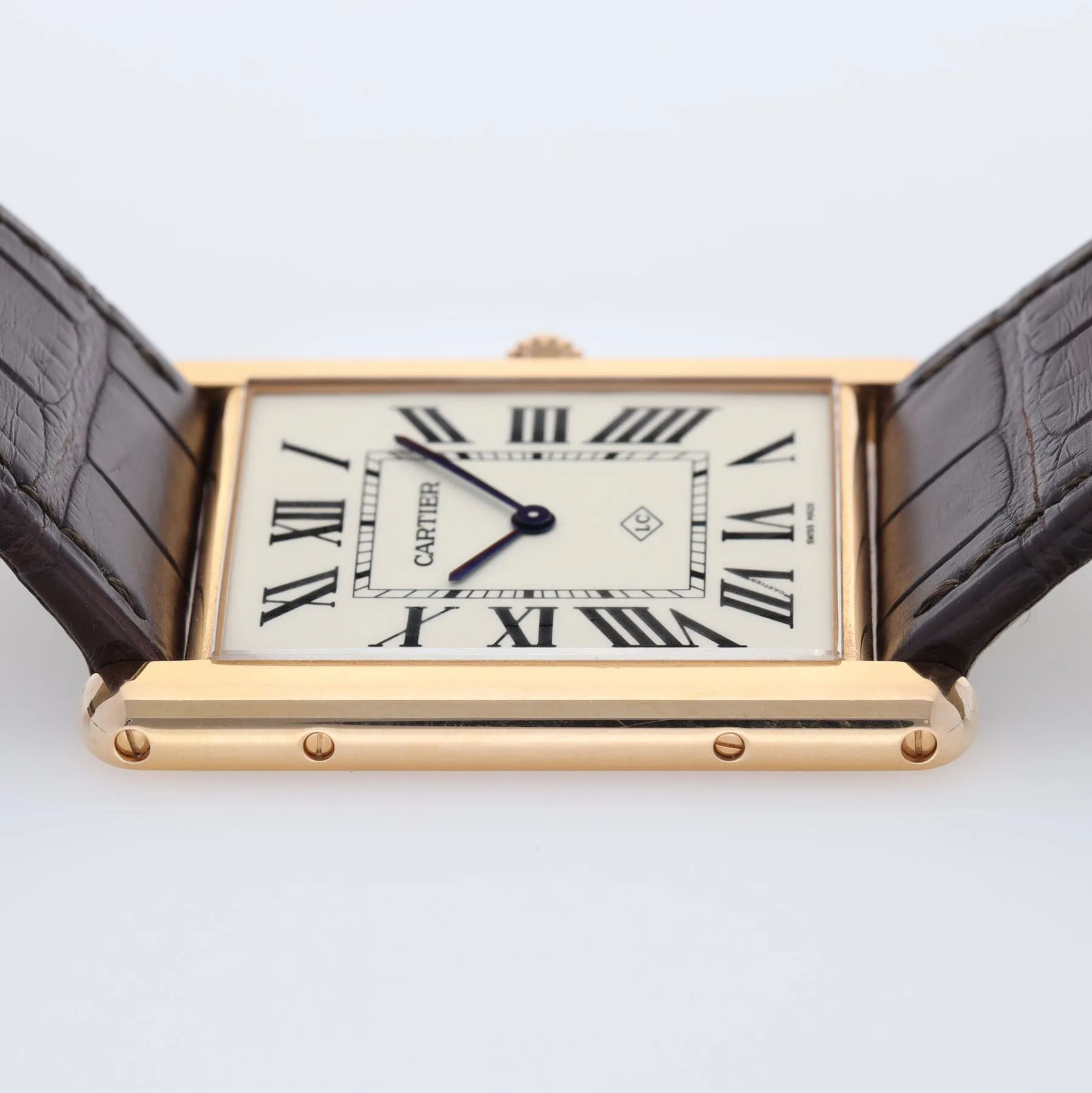 Cartier Tank Louis XL 3280 Collaborateur Edition 18kt Rose Gold Box and Papers