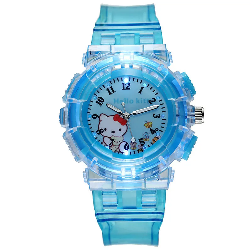 Children's Watch Cartoon Watch with Light Student Electronic Watch