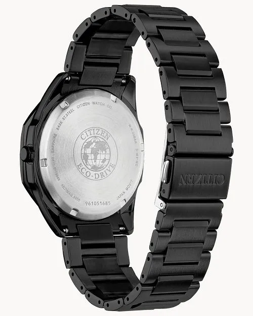 Citizen Corso Black Dial Stainless Steel Bracelet Watch BM7495-59G