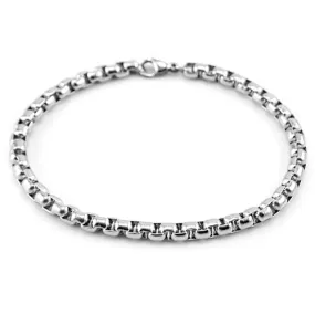 Classy Men Stainless Steel Box Chain Bracelet