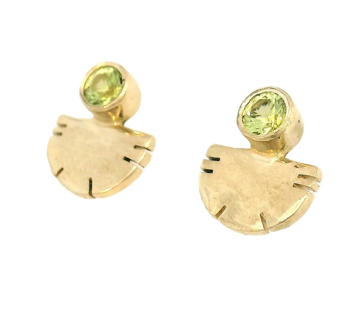 Colorado Peridot Aquilla Stud Earrings