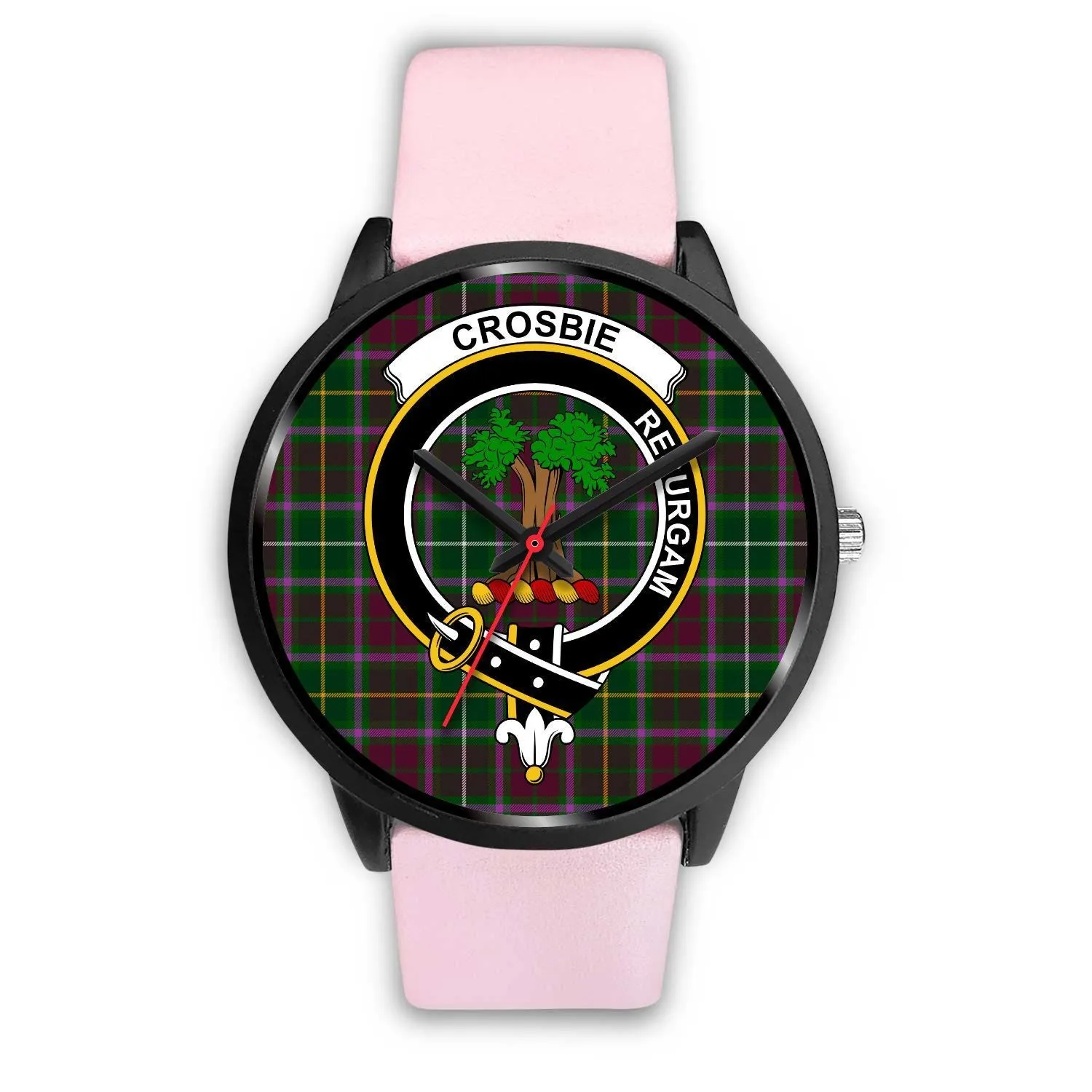 Crosbie Clan Badge Tartan Black Watch