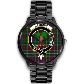 Crosbie Clan Badge Tartan Black Watch