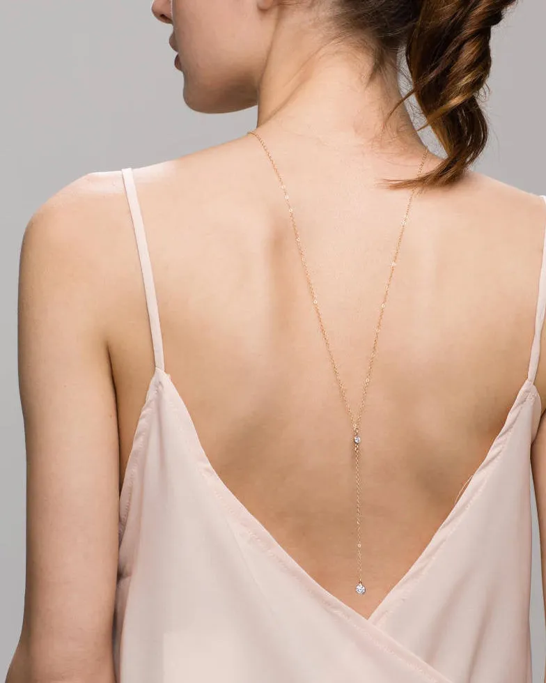 CZ II Back Necklace