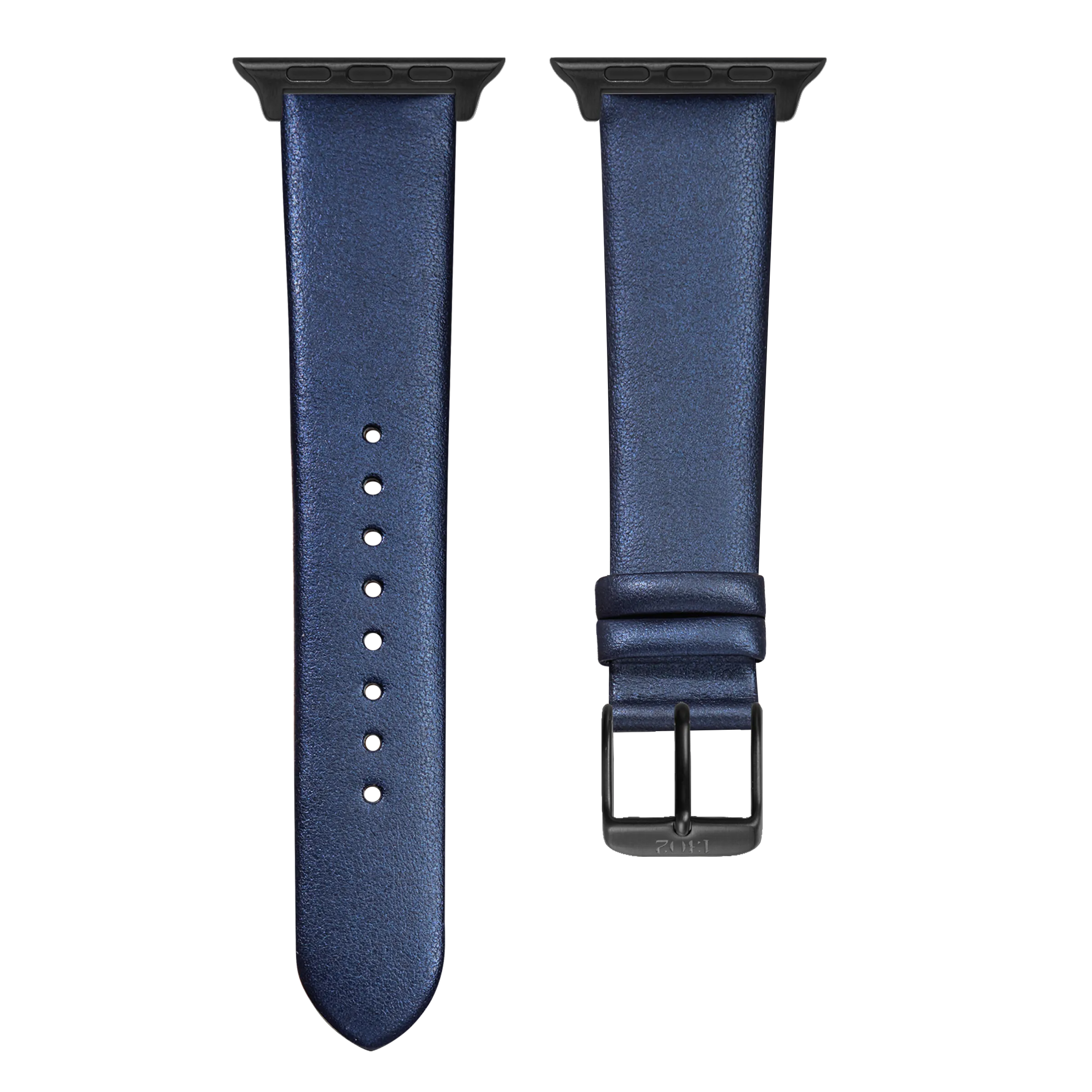 Dark Blue Shimmer Strap / Space Grey Buckle - 38mm, 40mm