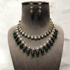 Dual Layered Ad Victorian Necklace Set