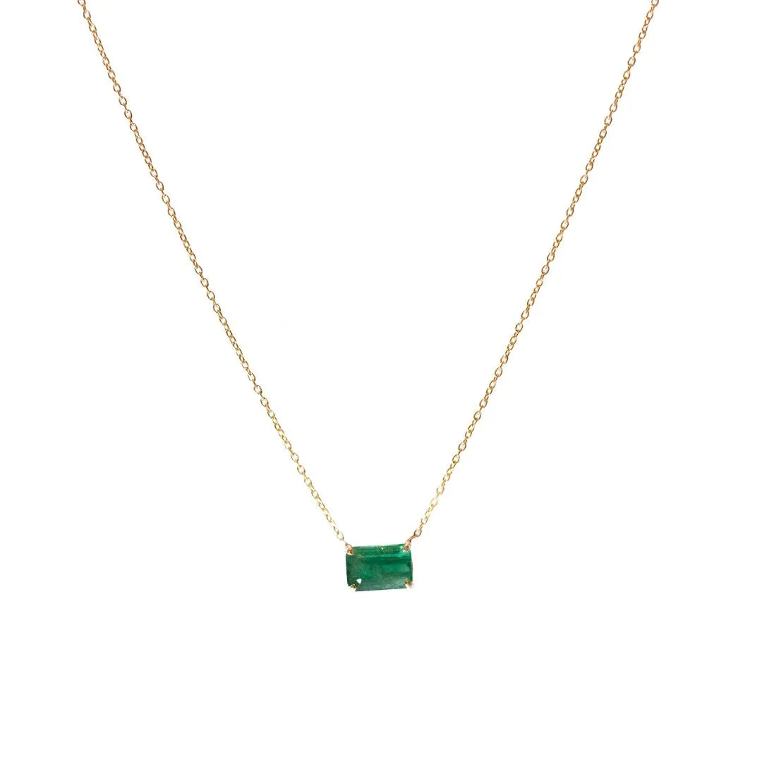 Earthsign Essence Emerald Necklace