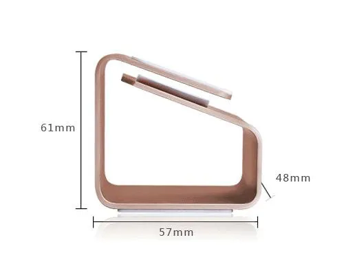 Elegant Metal Charging Stand Dock for 38mm / 42mm Apple Watch - Silver