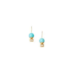 Elena Turquoise Mix Drop Earrings