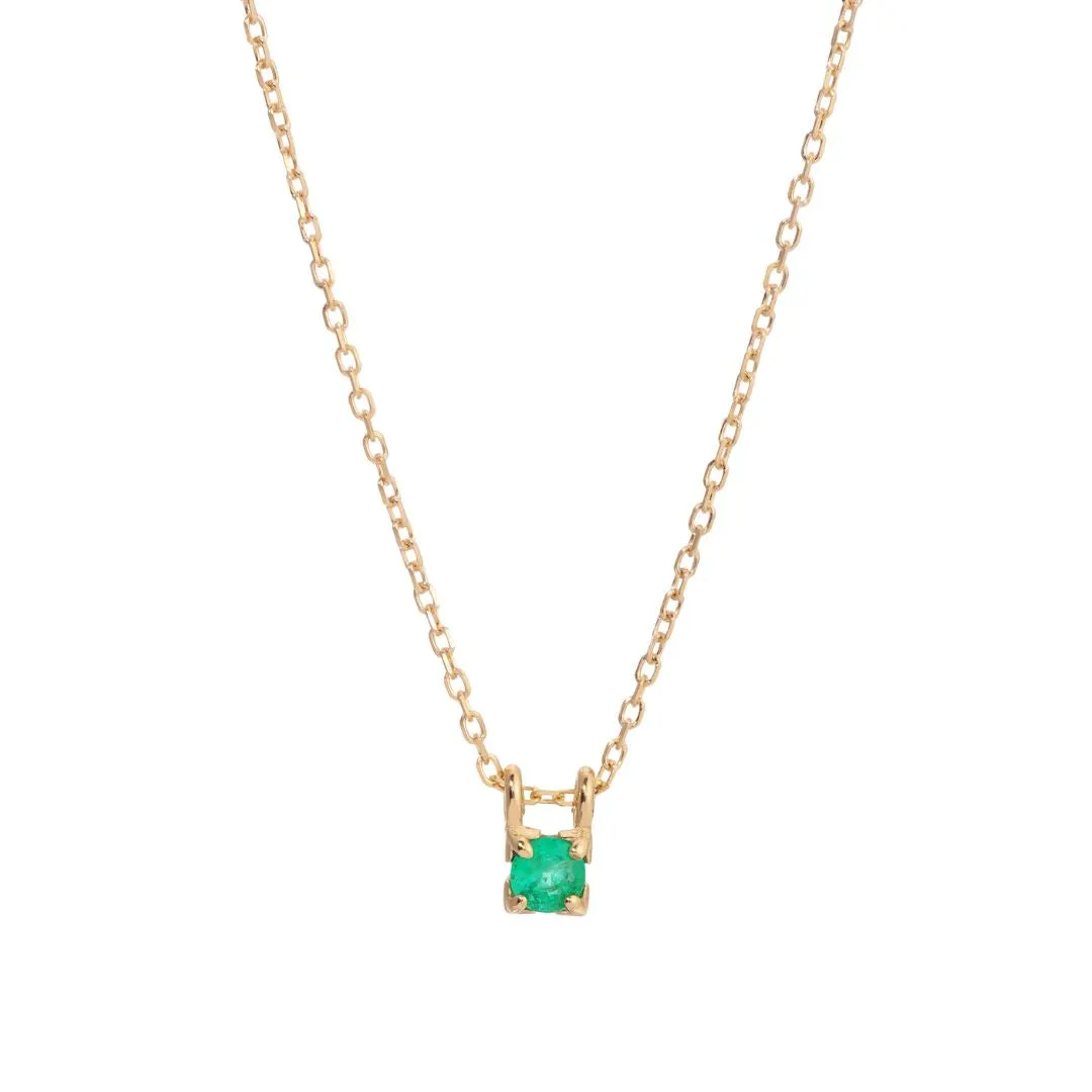 Emerald Petite Era Necklace (ready to ship)*