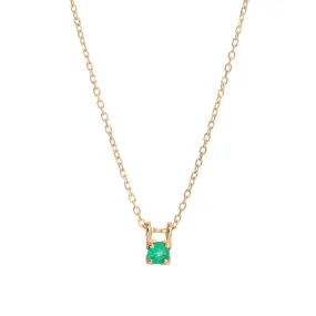 Emerald Petite Era Necklace (ready to ship)*