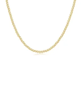 enewton Classic Gold Bead Choker: 3mm