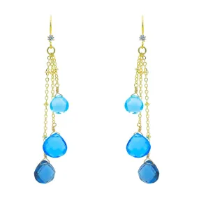 Fade into Blue Earrings