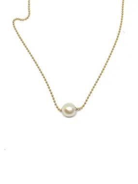 Gabrielle Sanchez Single Japanese Akoya Pearl Necklace