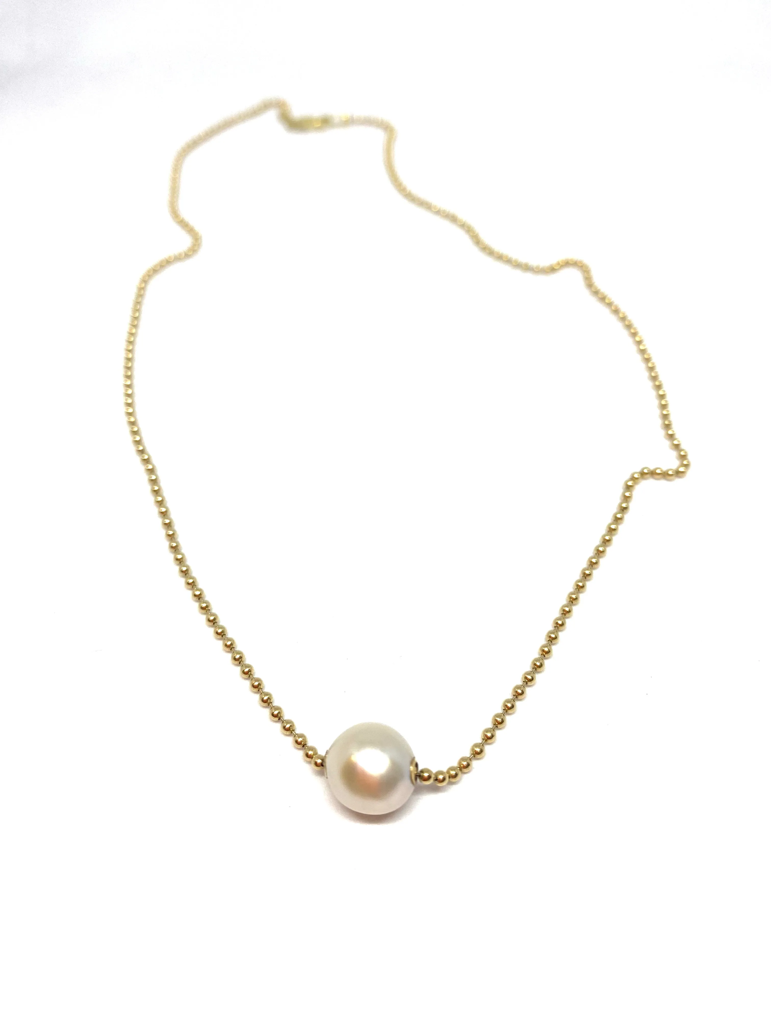 Gabrielle Sanchez Single Japanese Akoya Pearl Necklace