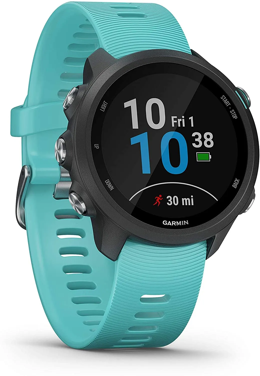 Garmin Forerunner 245 GPS Running Smartwatch (010-02120-22, Lime/Orange/Pink)