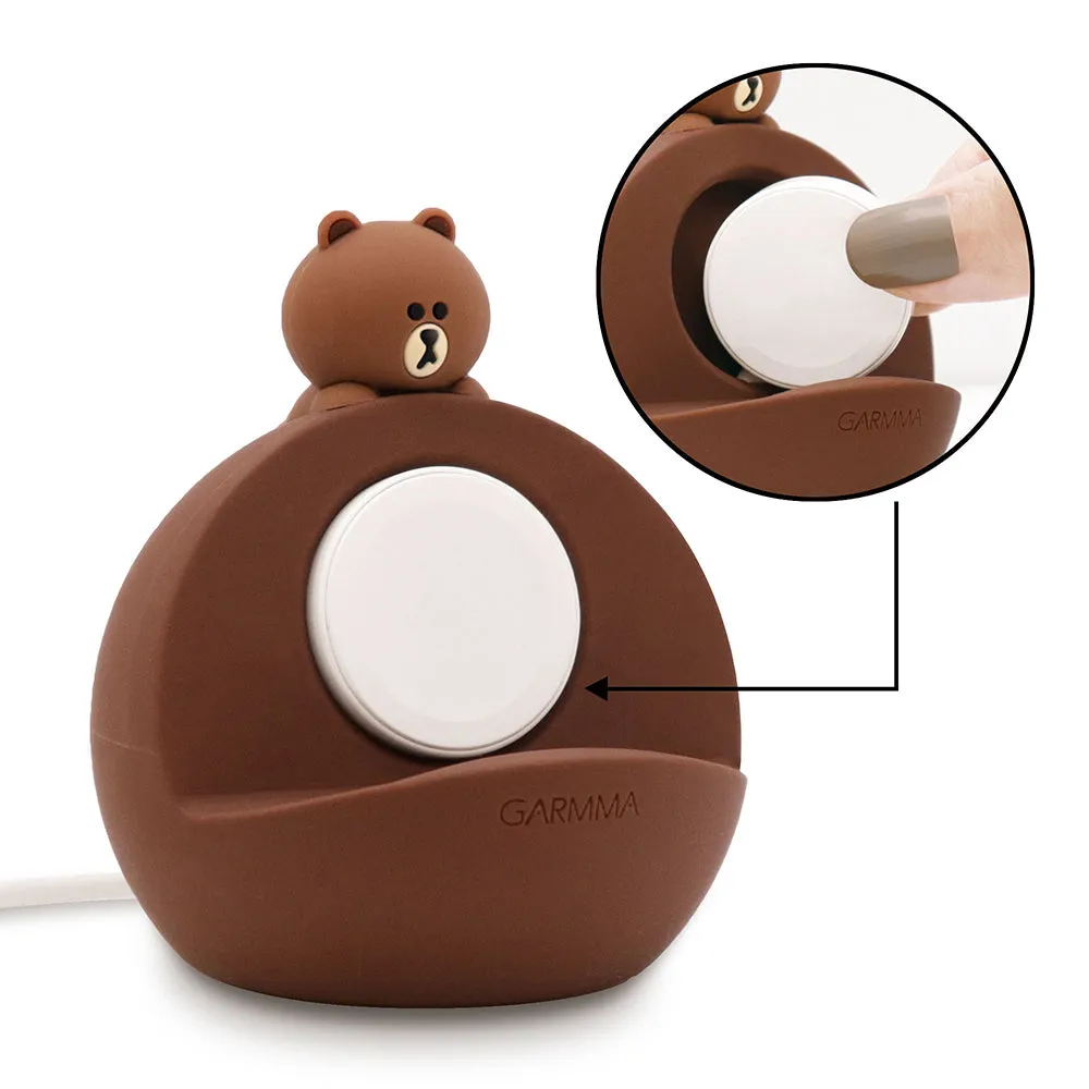 GARMMA Line Friends Apple Watch & Phone 2-in-1 Charging Stand