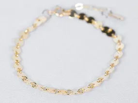 Gold Disc Bracelet