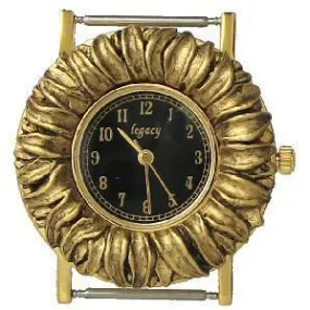 Gold Sunflower Watch Face-18mm Bars