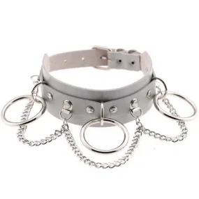 Grey Chained Choker