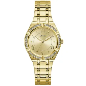 Guess Gold Tone Gold Bracelet Strap Watch GW0033L2