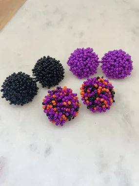 Halloween Beaded Earrings